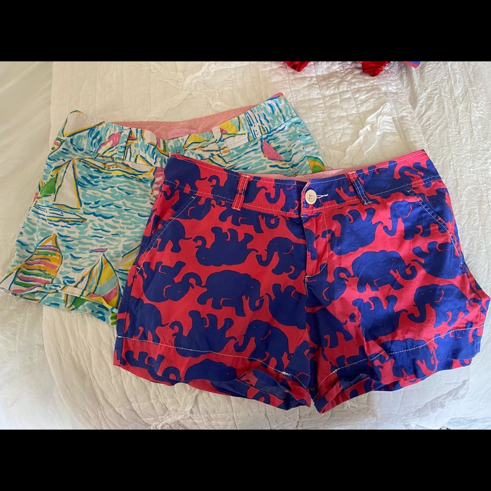 Two pairs holy grail Lilly Pulitzer shorts